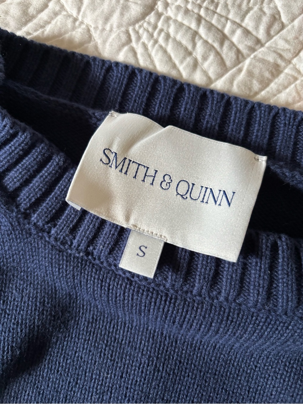 Smith & Quinn 100% cotton crewneck sweater